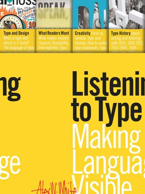 cover image of Listening to Type: Making Language Visible